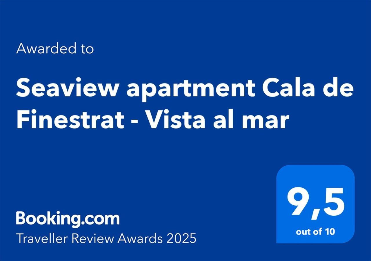 Seaview Apartment Cala De Finestrat - Vista Al Mar 比利亚霍约萨 外观 照片